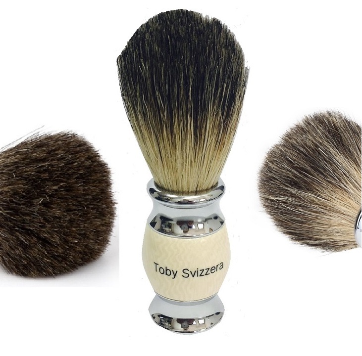 קערת גילח מנירוסטה כולל סבון גילוח קלסי