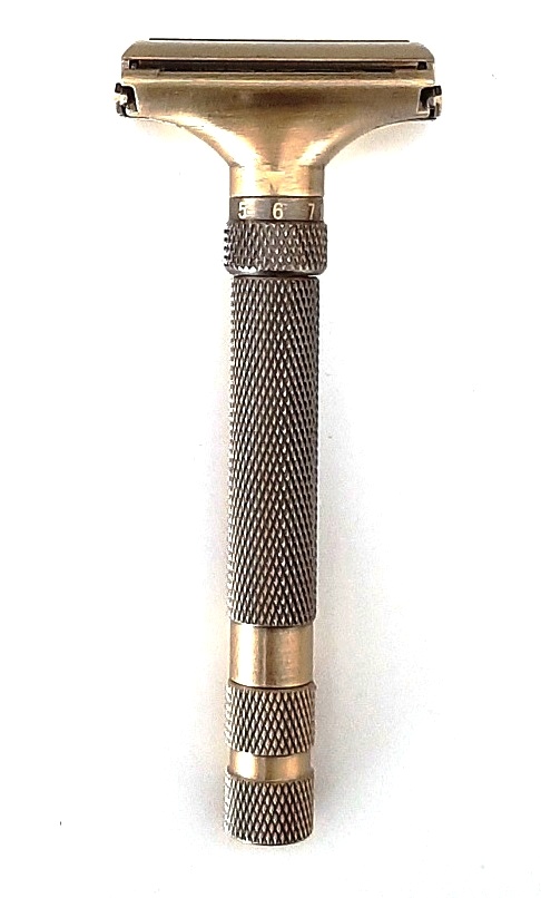 ידית גילוח מתכווננת בפתיחת פרפר גוון נחושת TS68G