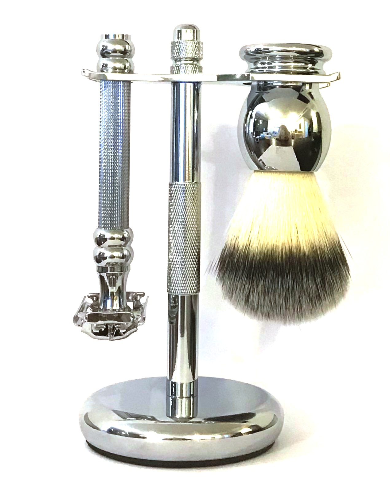 סט מוצרי גילוח כרום