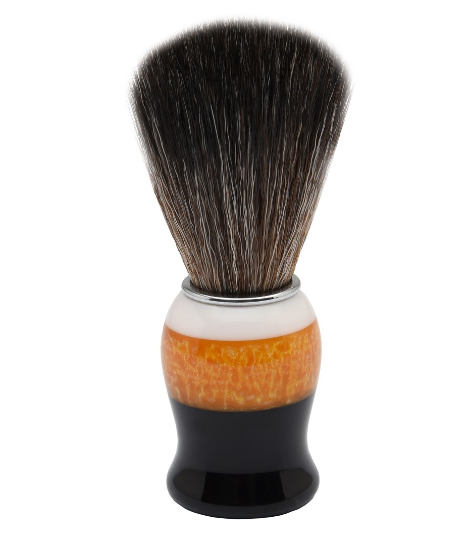 מברשת גילוח וינטג Explosive חום