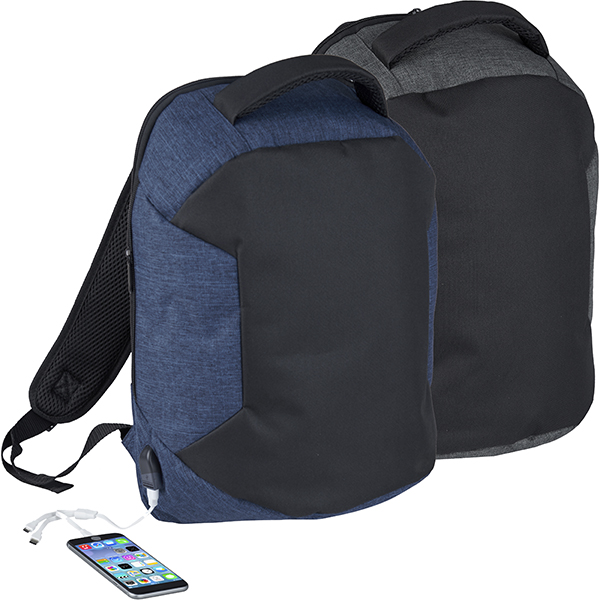 תיק גב מוברש למחשב דגם קמפוס