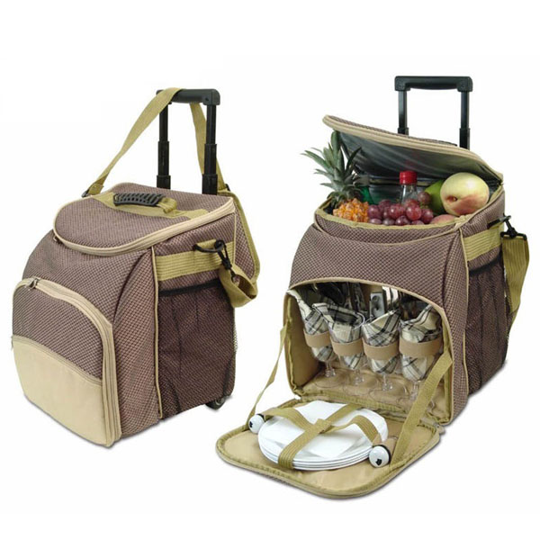 סט פיקניק טרולי מפואר ל 4 סועדים דגם מאונטיין