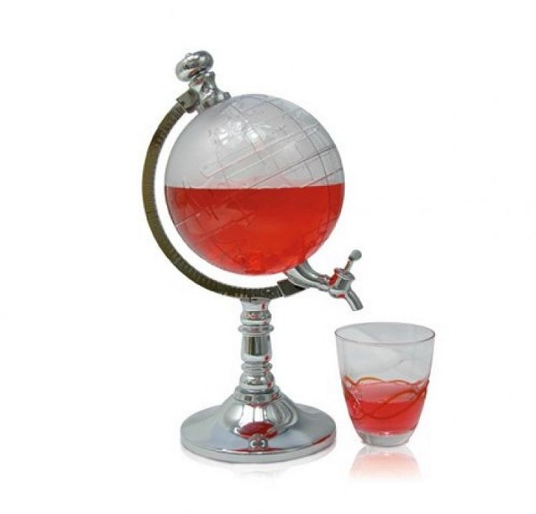 סטנד מעוצב למשקאות כגלובוס דגם אמדאוס 