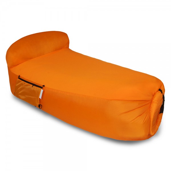 פוף מתנפח גדול במיוחד עם כרית תמיכה דגם סליפ